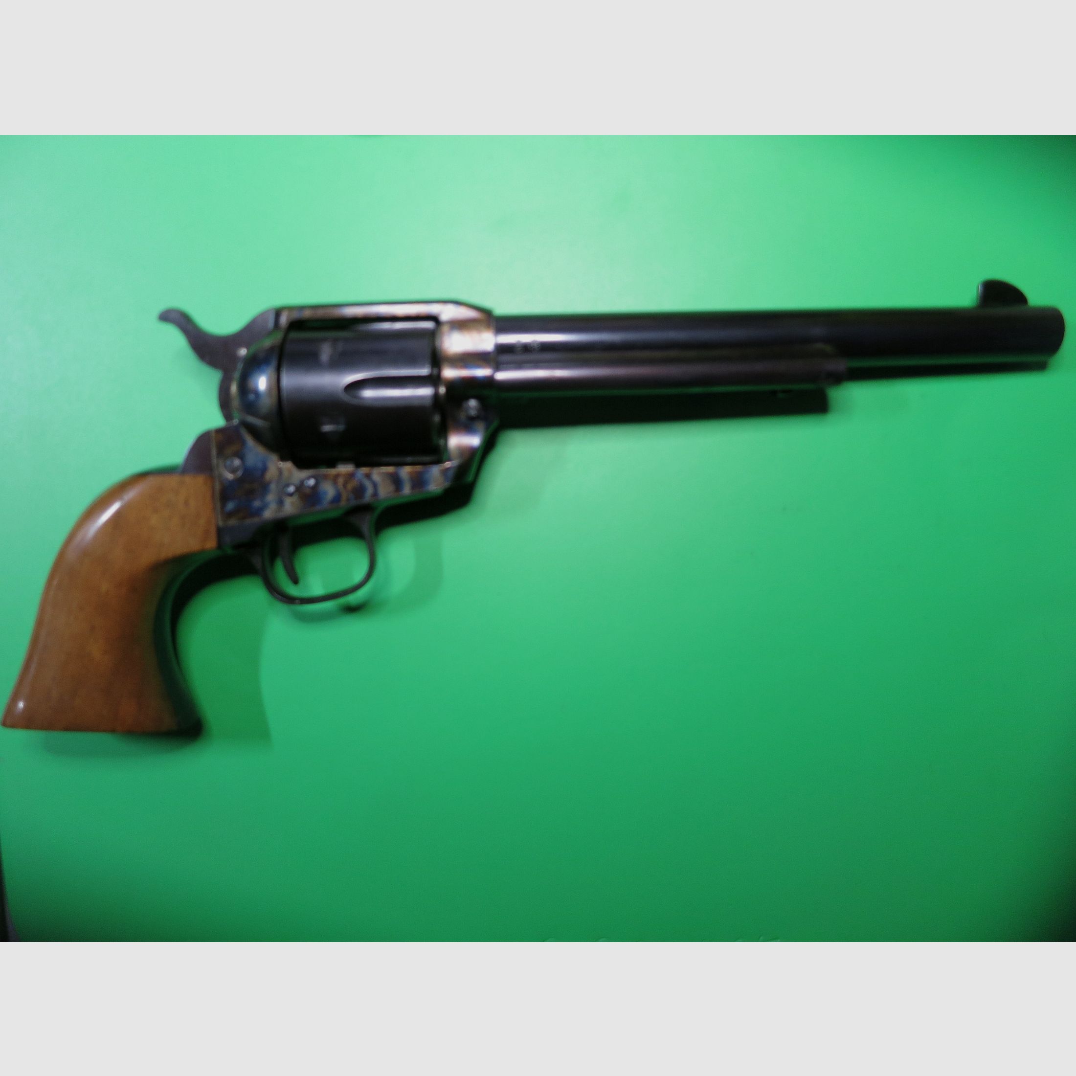 Western revolver, Armi Jäger (Dakota) Italy Frontier Buntline, caliber .45 Colt, replica: Colt M1873 #74