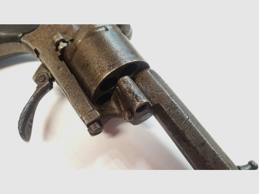 Unbekannt Unbekannter Stiftfeuerrevolver ähnlich Lefaucheux - 7mmLefaucheux