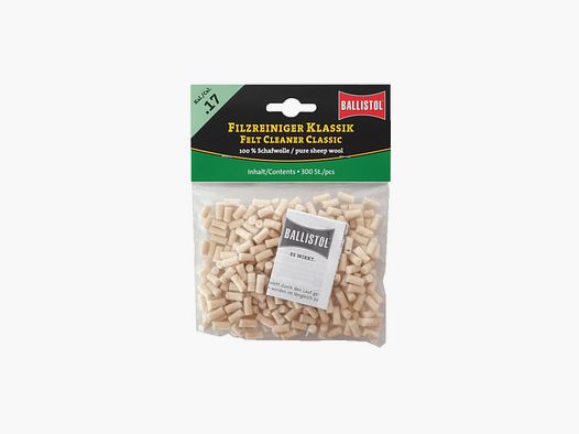 Feltrini Ballistol Classic zur Reinigung von Läufen 300 Stk. Kal. 4,5/.177