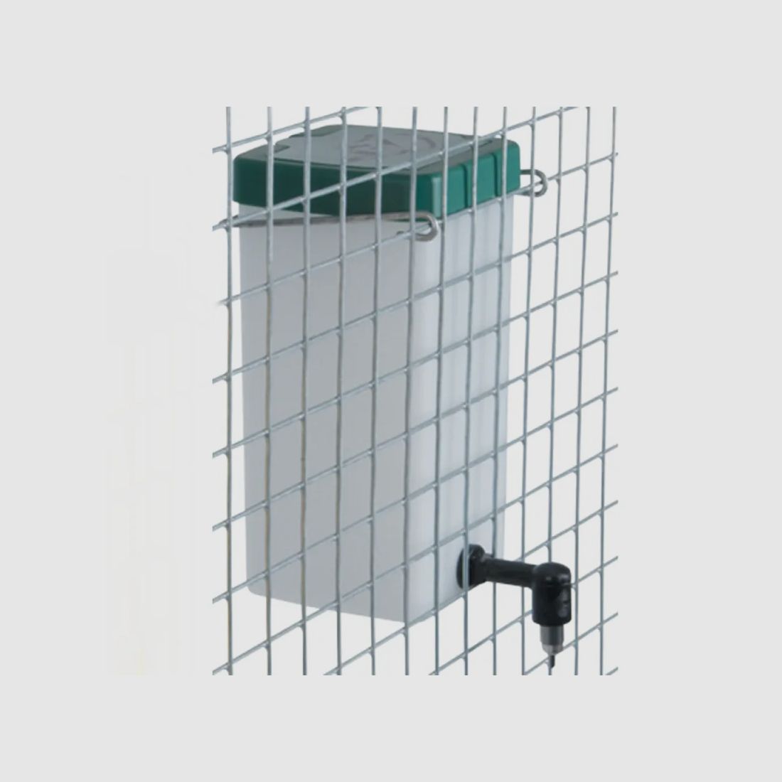 Set di 5 Abbeveratoi per Conigli Pipetta PVC 1L Fissaggio per Gabbia, immagine 1 di 7