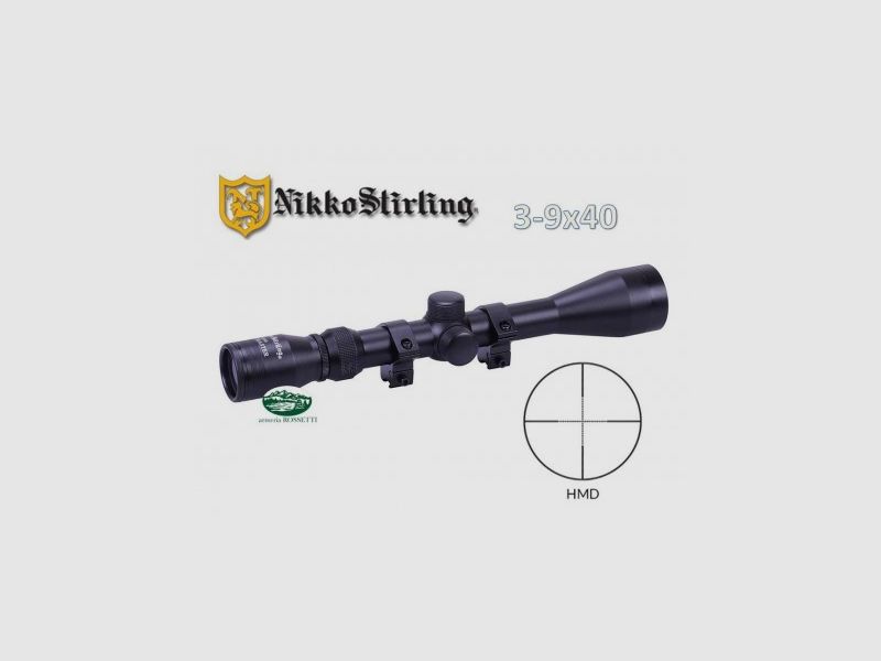 NIKKO STIRLING MOUNTMASTER 3-9X40 Ret. HMD - NK-NMC3940N
