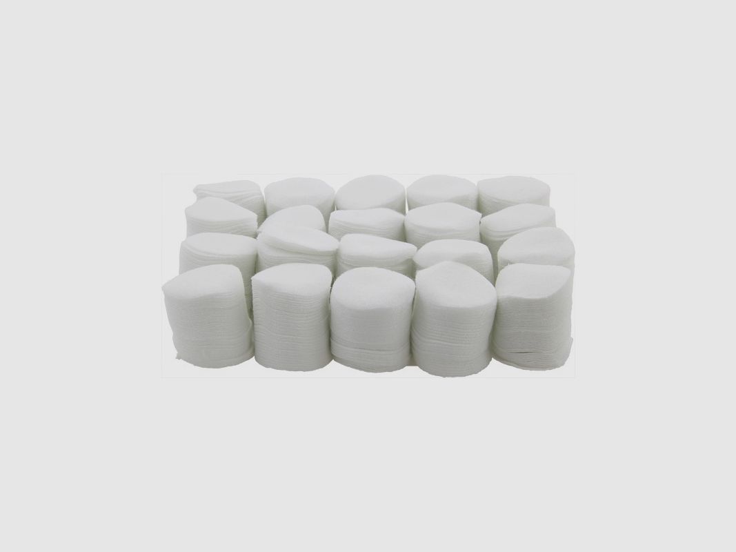 DEWEY CAL 243 À 270 PATCHES DE NETTOYAGE DE CANON RONDS 1,5 POUCE/38 MM 500 PCS