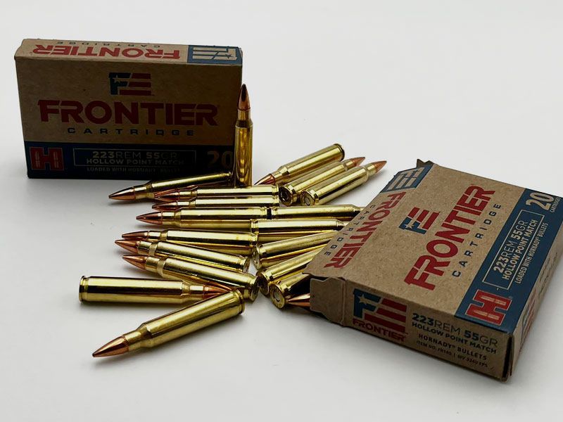 Hornady FRONTIER .223 Remington, HP Match 55 grs 1 paquet (20 coups à 0,645 €*)