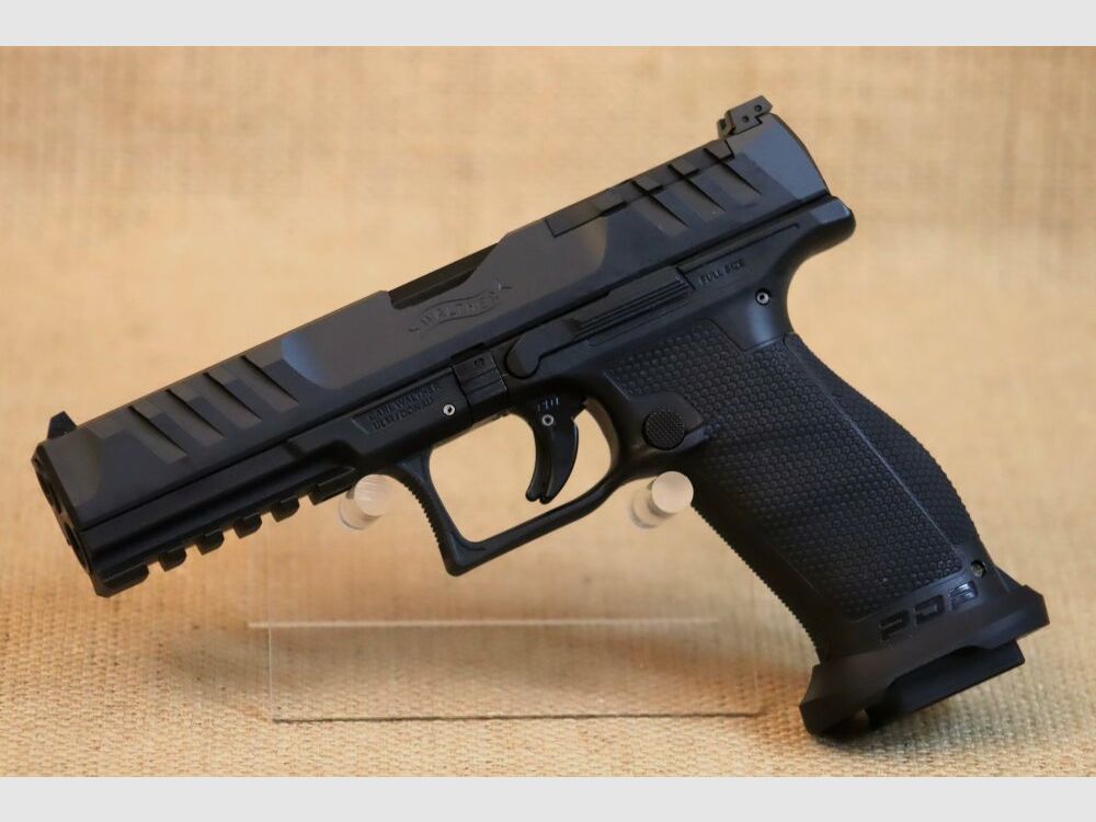Walther Pistole PDP Full Size V2 – 5" OR, 20 Schuss 9mmLuger, mit 2 x 20 Schuss Magazin u. Magazintrichter