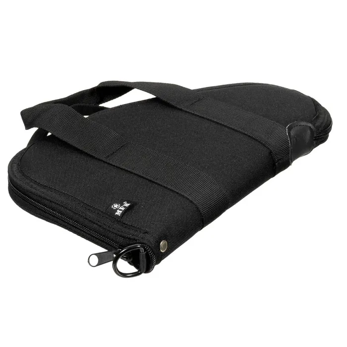 Pistooltas met draaggrepen, vergrendelbaar, Klein (30cm), Zwart, afbeelding 2 van 3