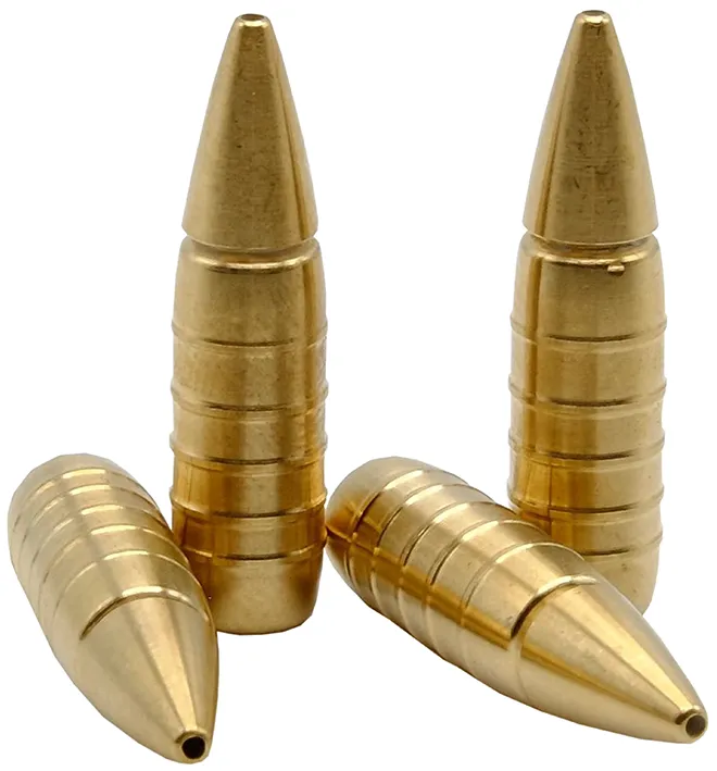 GM – 100 Messingjagdgeschosse – Splinter – .277 – 96 grs – 6,6 g – ohne Plastikspitze (270Win)