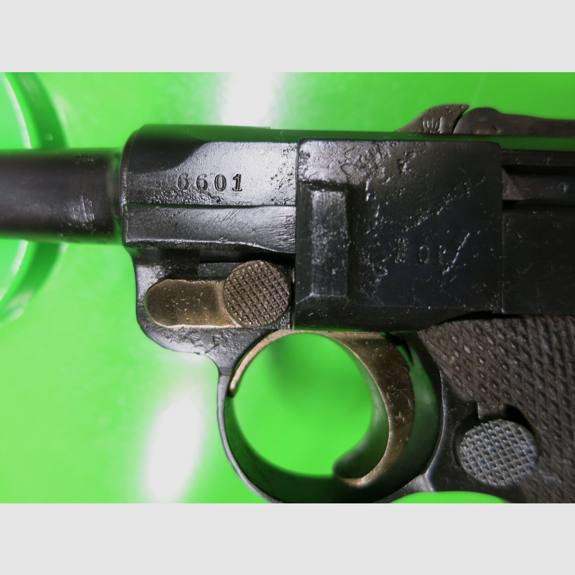Pistola Parabellum, Pistola Luger 08, calibro 9 mm Parabellum, Erfurt 1916      #94, immagine 11 di 13