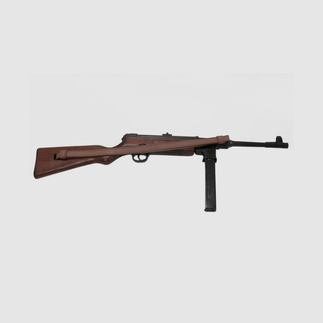 Denix Deko Maschinenpistole MP 41, Holzschaft, inklusive Leder-Trageriemen