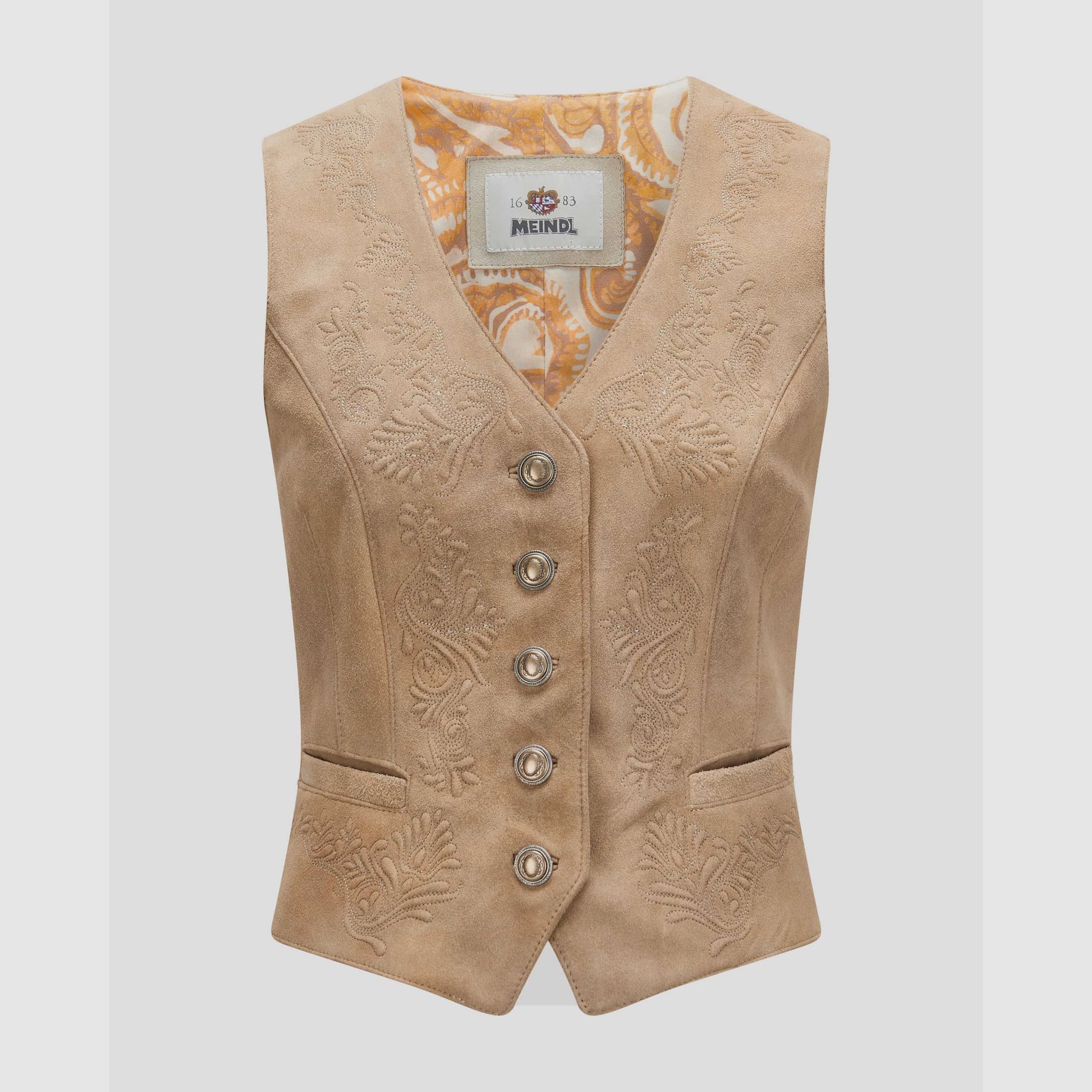 Meindl Clementine Gilet in Pelle da Donna in Inka, immagine 1 di 2