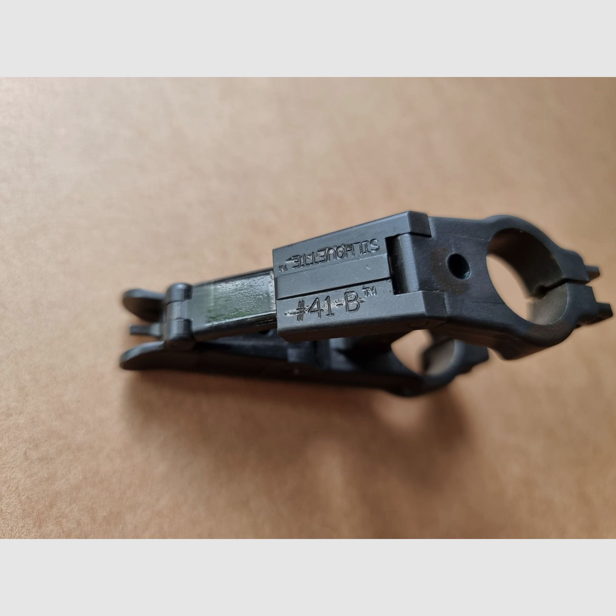 *RARA* A.R.M.S. - Sistema de riel #50-C con miras de gas plegables #41-BL y miras traseras #40-L - AR15 de los 2000