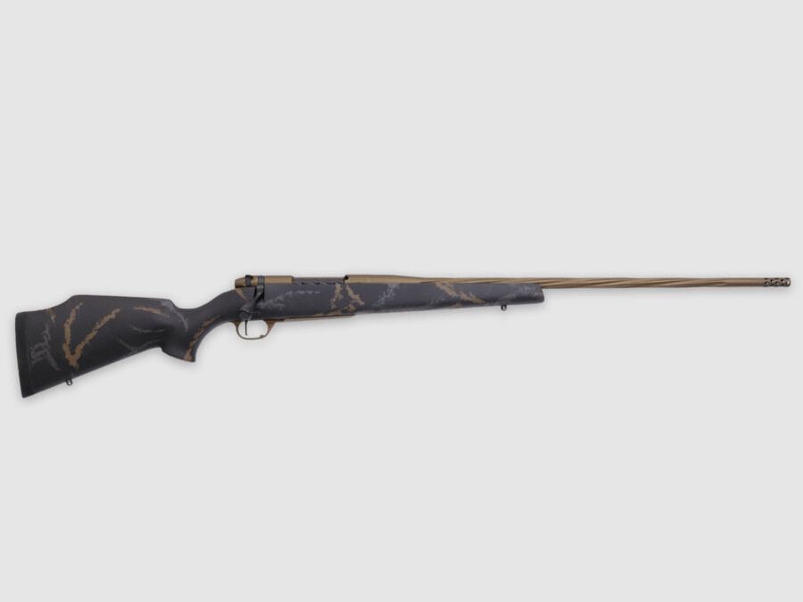 Weatherby MARK V WEATHERMARK LTD. 300 WEATH MAG 26"/66CM FLUTED BRONZE CERAKOTE 1/2"-28