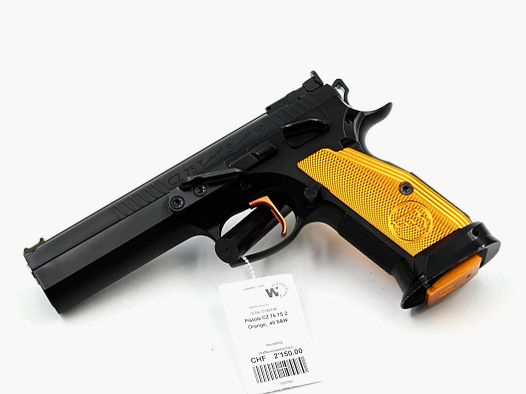 CZ 75 TS Orange Pistool, Gebruikt, .40 S&W, LPA Visie