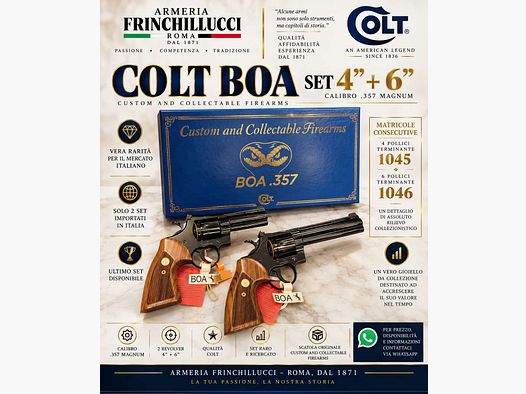 Super Promo Colt Révolver BOA Cal.357 Magnum