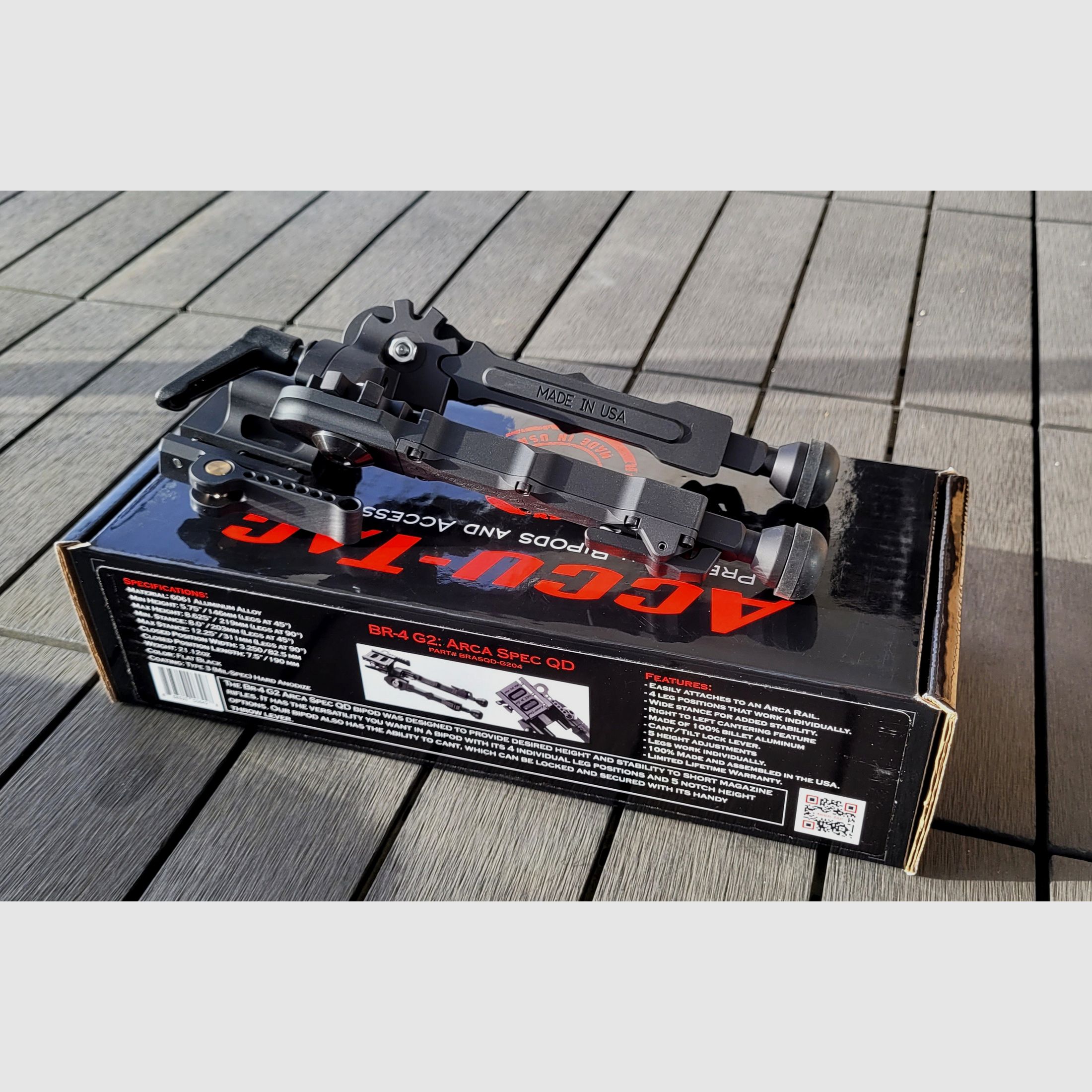 Zweibein Accu-Tac BR-4 G2 Arca Spec QD 