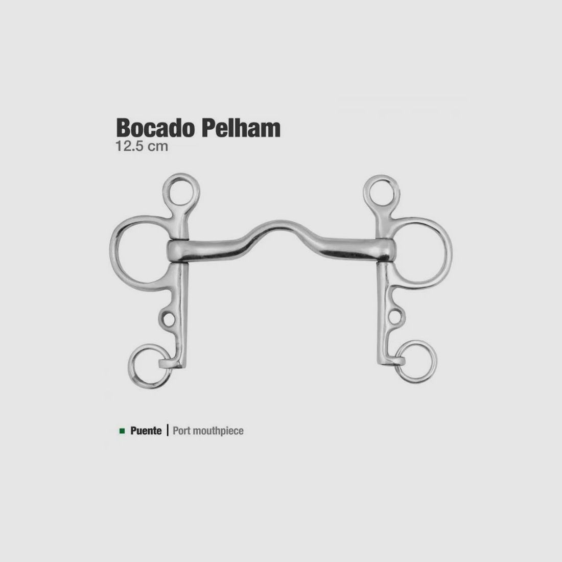 MORSO PELHAM BRIDGE ECONOMICO 12.5CM