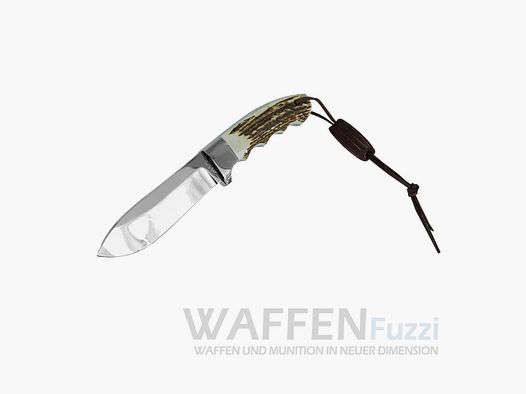 DNC cuchillo de caza Hubertus / cuerno de ciervo acero Böhler 440C