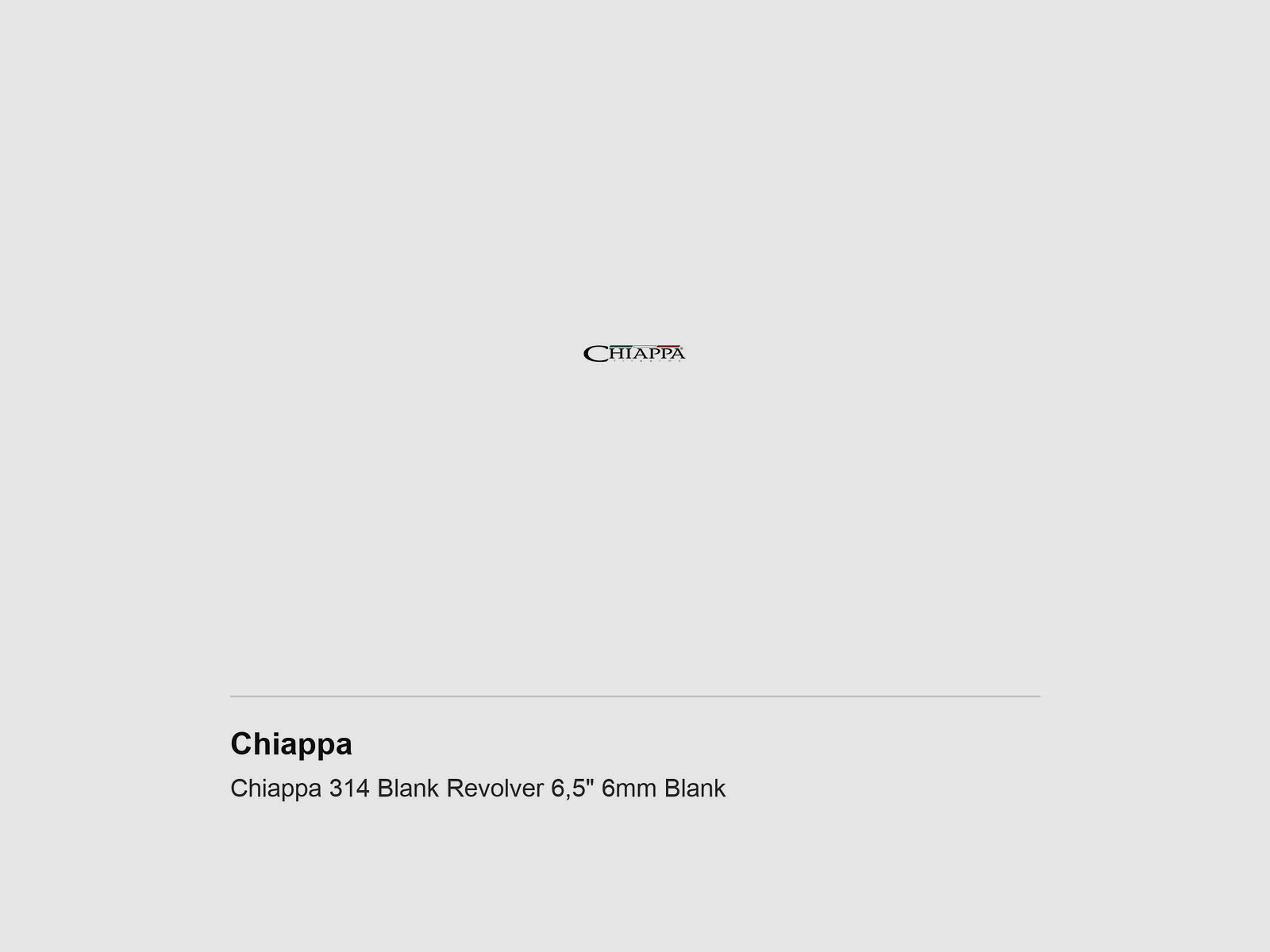 Chiappa 314 Revólver de Salva 6,5" 6mm Blank