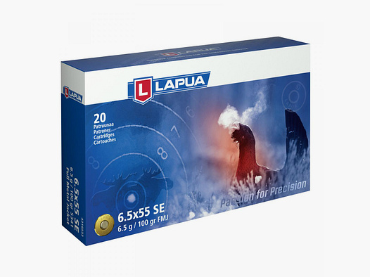 Lapua 6,5x55 SE 100GR FMJ 20 cartucce