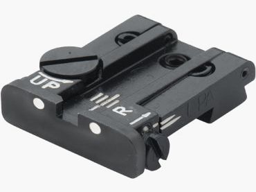 LPA TPU25SS30 verstelbare micrometer achtervisier voor SIG-Sauer P/220/225/226/228/229/239, SP2009, XD Springfield – 2-punt