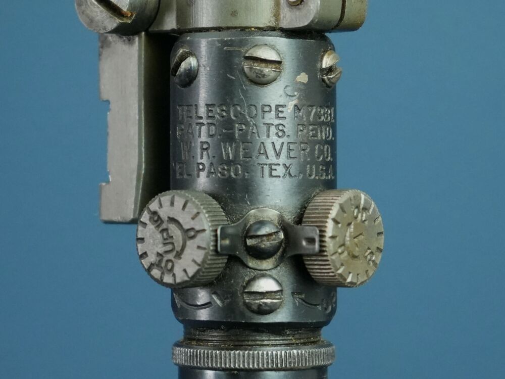 Telescope M73B1 for Remington Springfield M1903 A4 - incl. mount & original scope