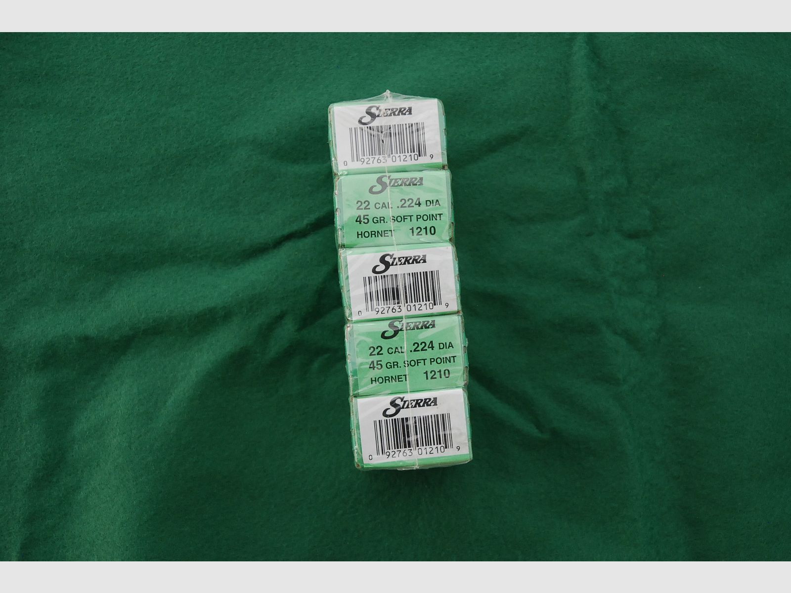 .224 / 5.6 mm 45 gr / 2.9 g Sierra Varminter bullets for Hornet 500 pieces