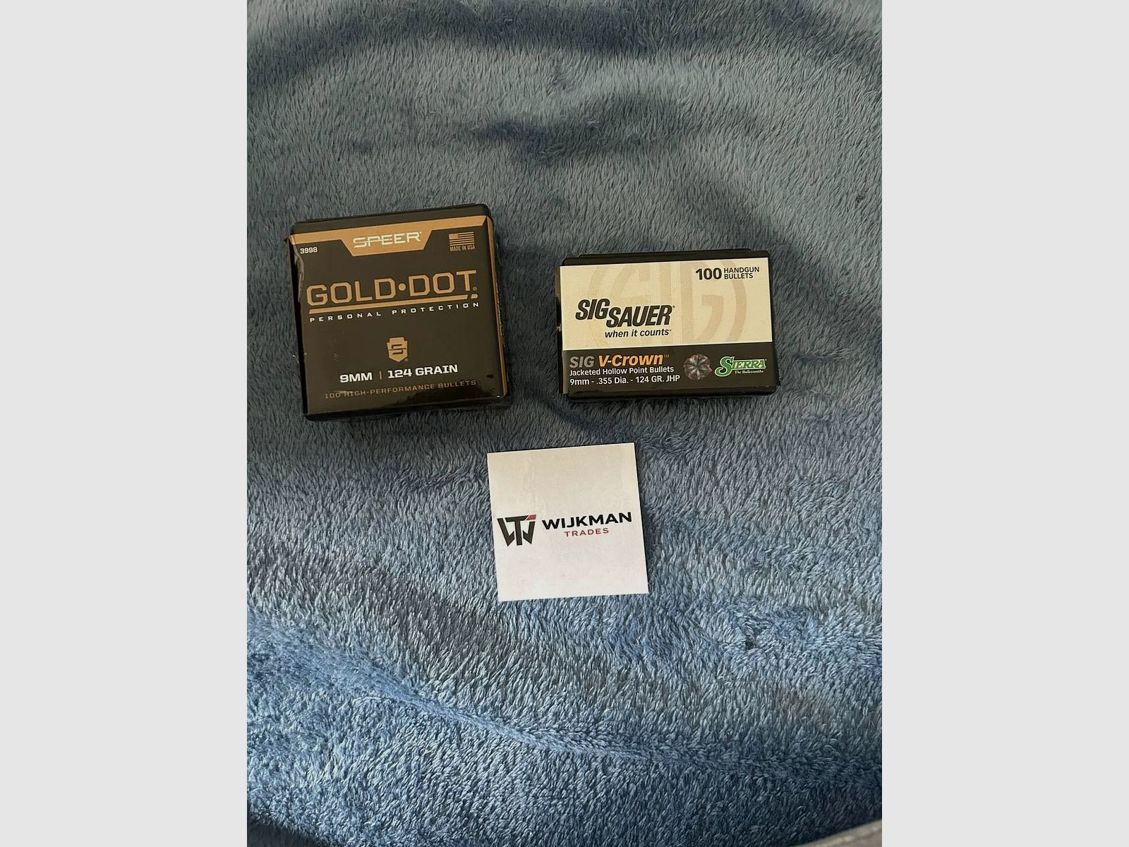 Speer Gold Dot 124gr - Sig Sauer V-Crown 124gr JHP 9x19