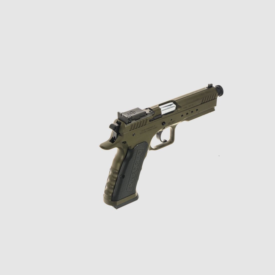 Tanfoglio Pistole T97L Tactical Pro, olivgrün, 4.92″