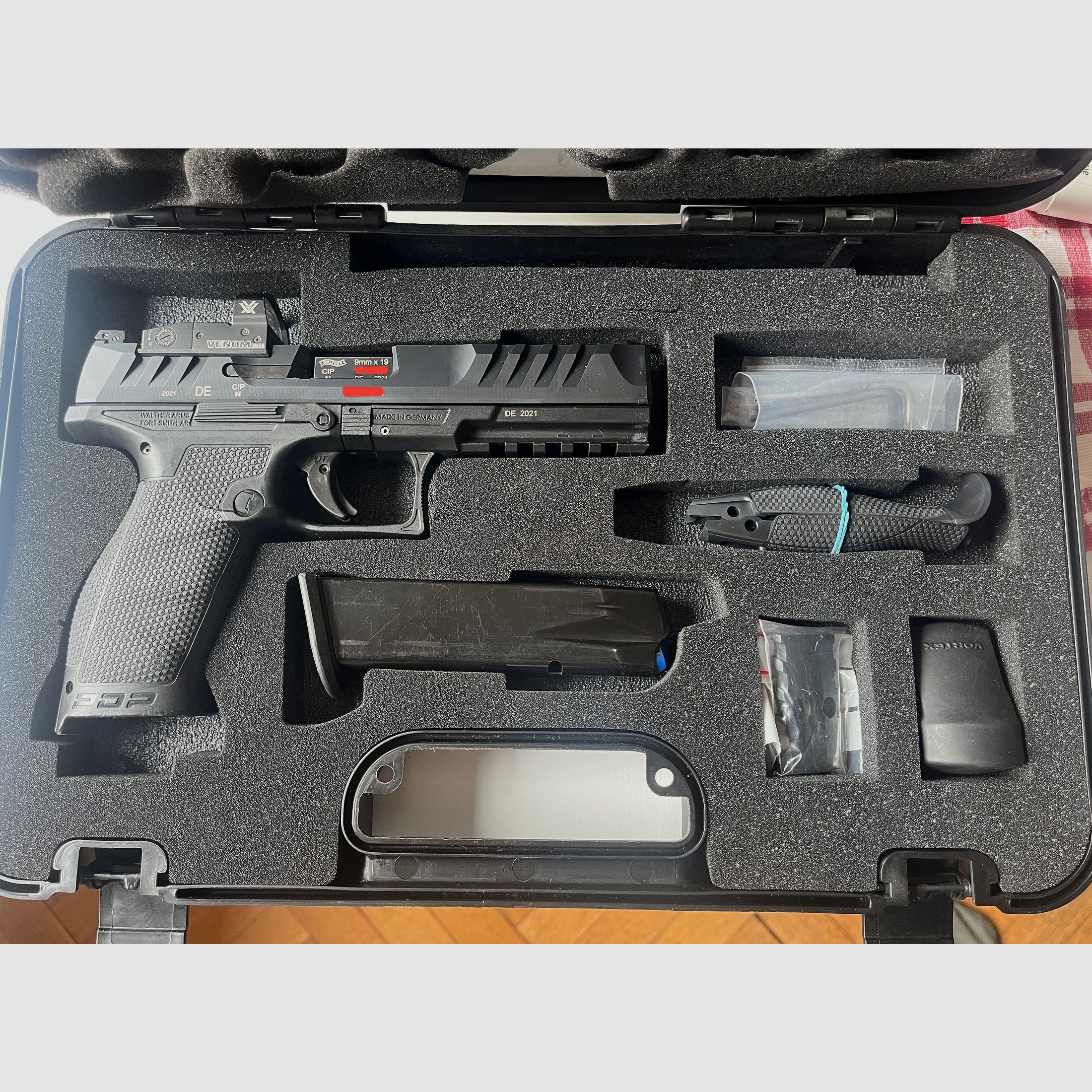 Walter PDP 5 Zoll, Vortex Venom, Holster AA1 Shooting