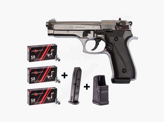 Ekol Firat Magnum chrom 9 mm P.A.K. Platzpatronen-Set