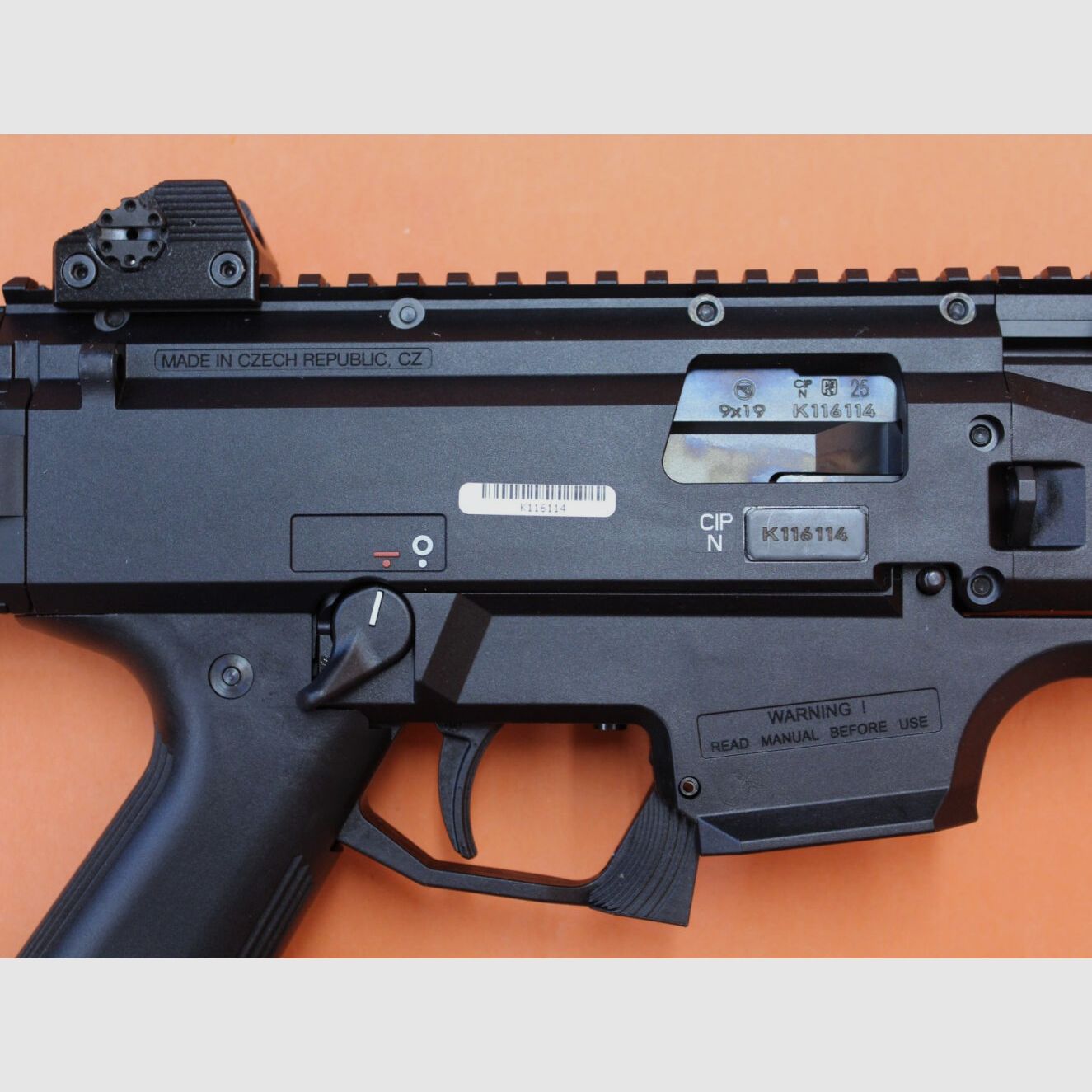 CZUB Ha.Büchse 9mmLuger CZ UB CZ SCORPION EVO3 S1 CARBINE COMP 16" Lauf/ M-LOK/ Klappschaft(9mmPara/9x19)