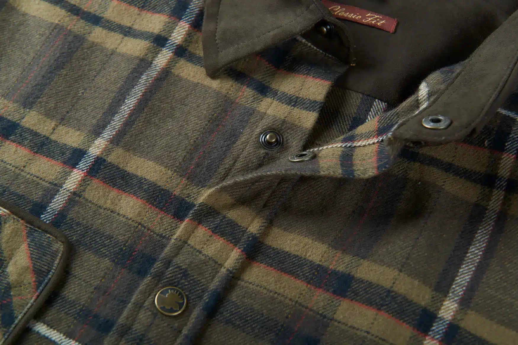 Härkila Pajala Shirt – Willow Green Check, billede 3 af 5