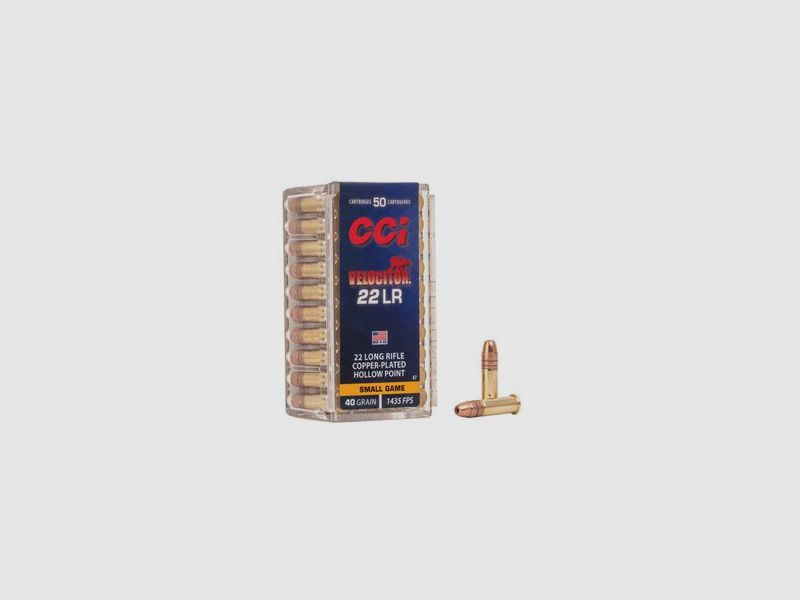 CCI .22LR VELOCITOR 40GR GDHP - (a50) #1435 FPS