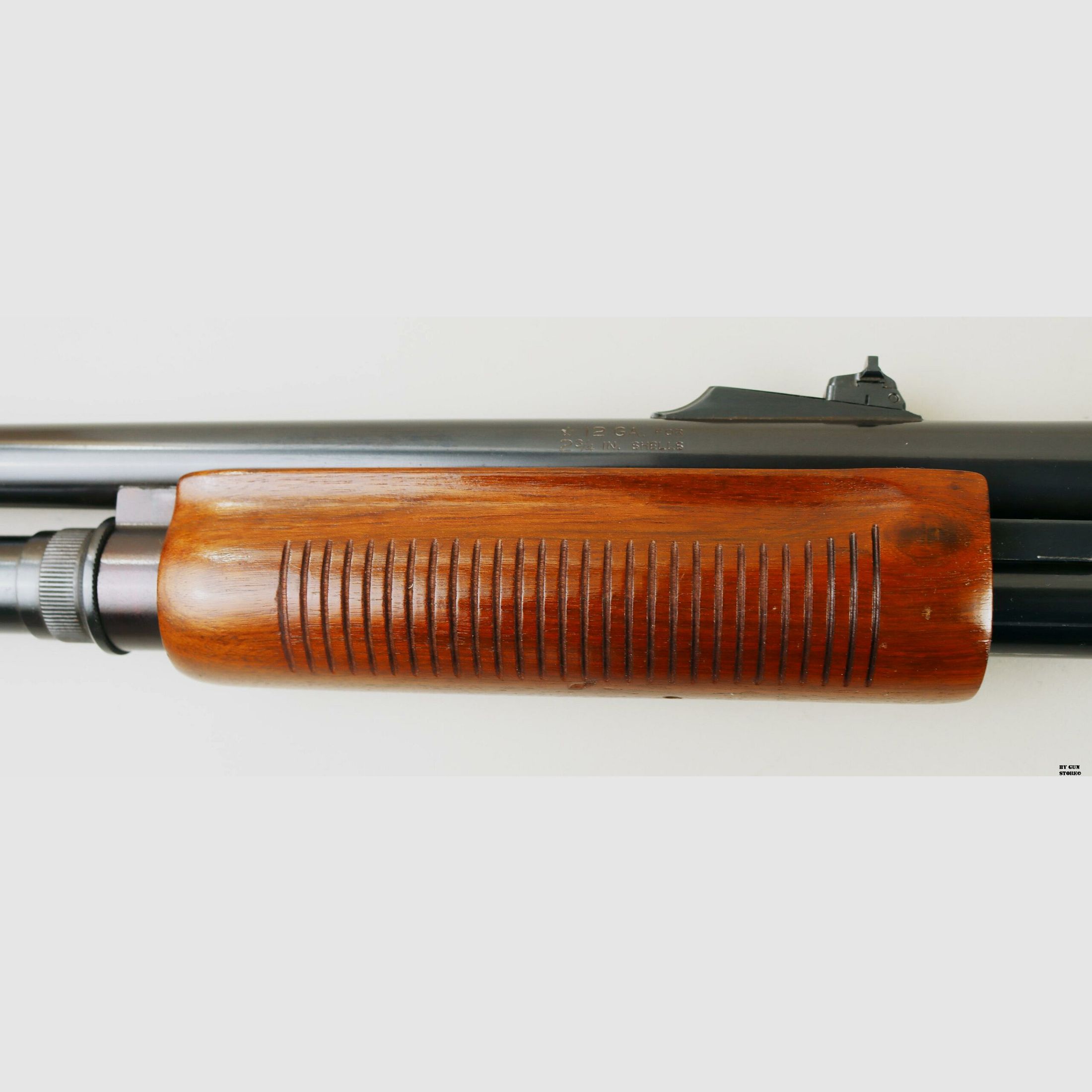 Pump Action Remington mod. 870 Wingmaster cal. 12 serial no. V029156V, image 3 of 12
