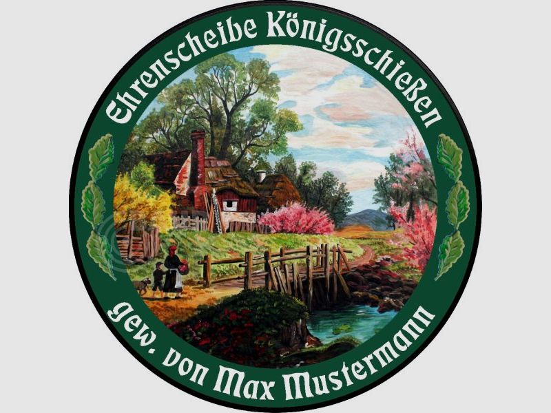 Schützenscheibe ECO-LINE Motiv 058