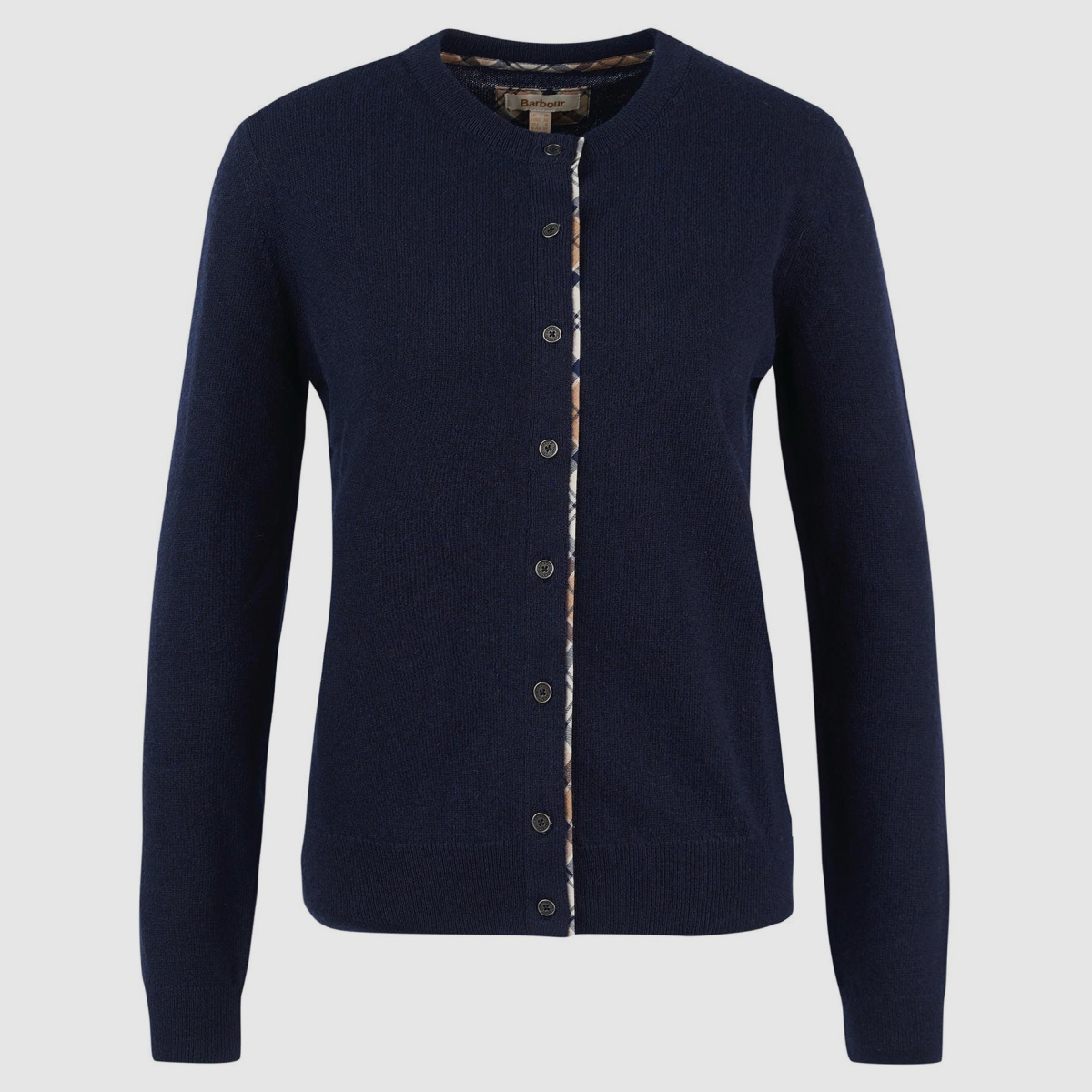 BARBOUR Strickjacke Pendle Cardigan Navy/ Fawn