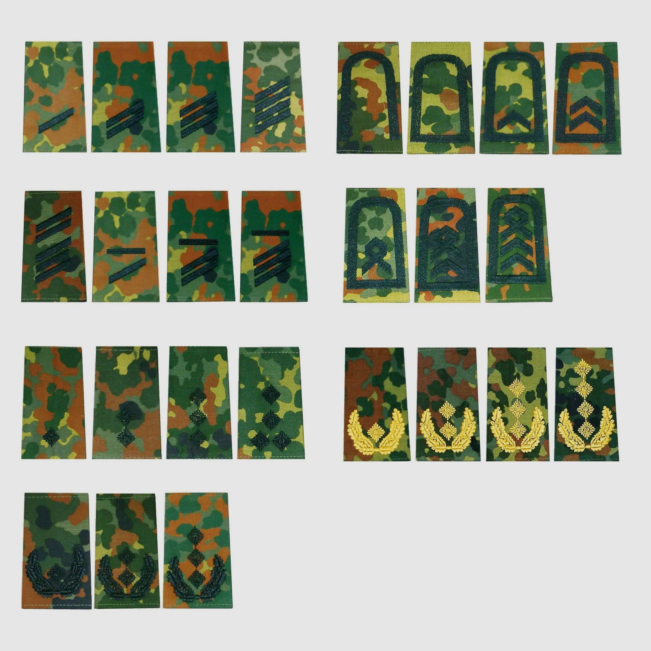 Unbekannt BW Rangabzeichen Heer Flecktarn