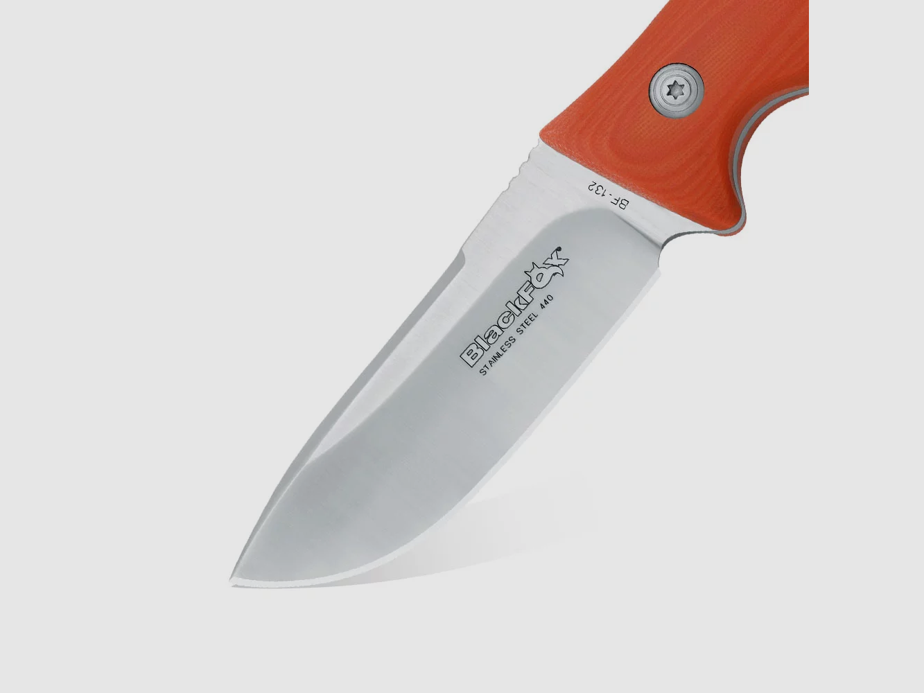 Black Fox Drop-Point-Klinge satinierte Oberfläche G10 orange BF-132, Bild 4 von 4