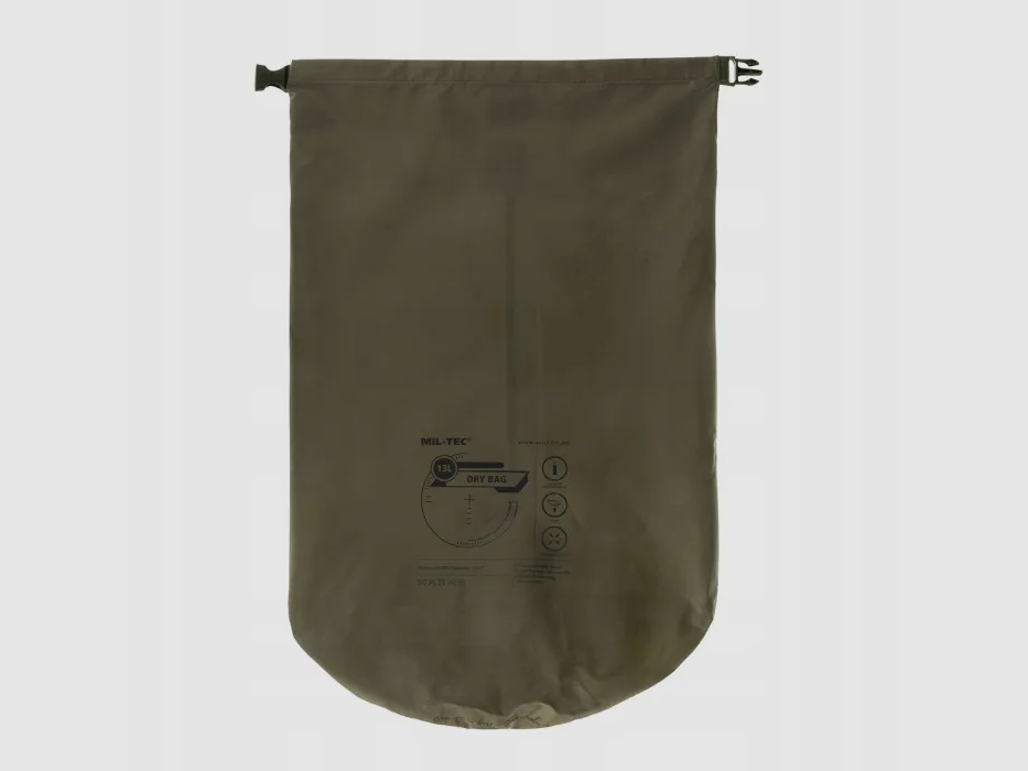 Droge tas - 13 liter - Olijf