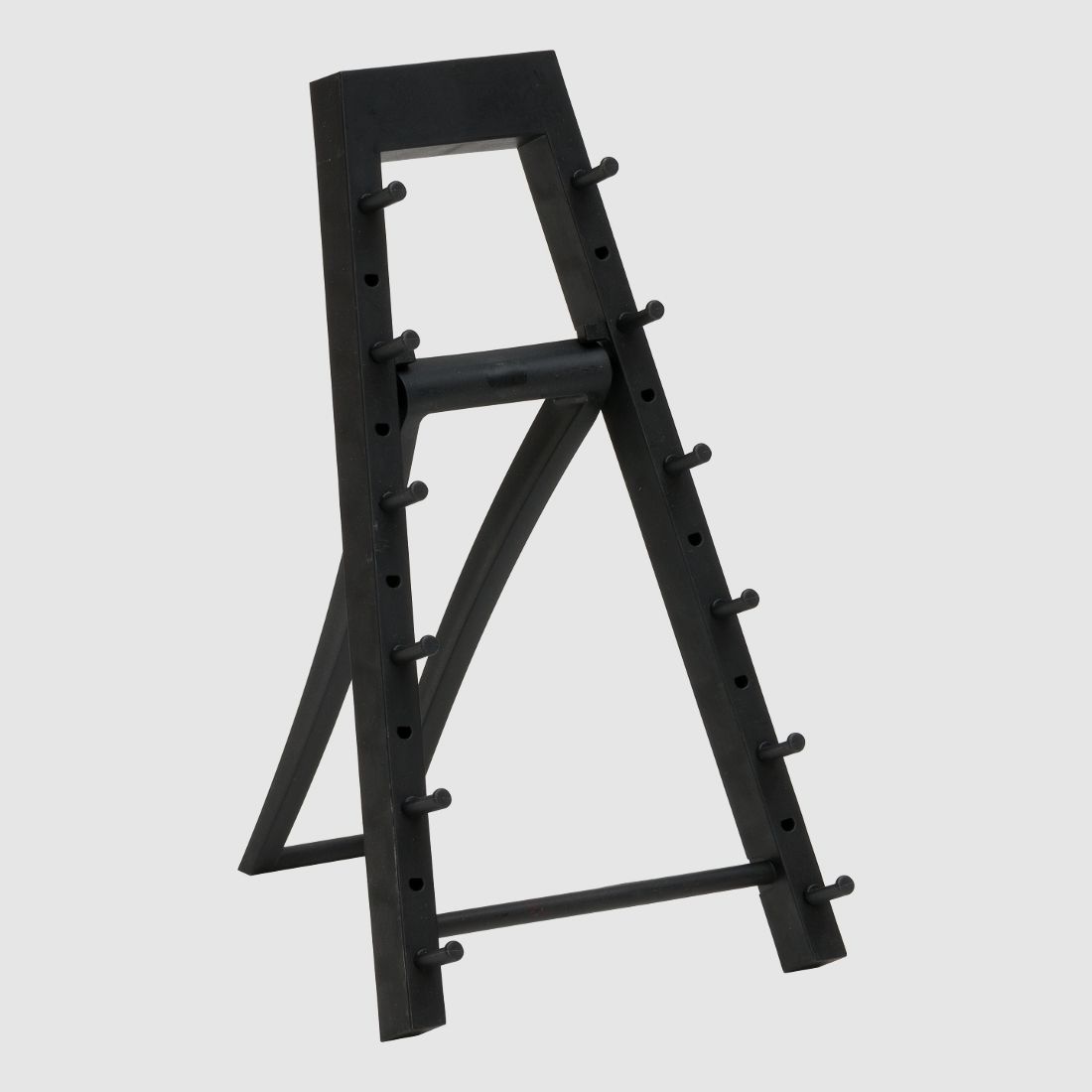 Haller 6-er Messer-Stnder schwarz Kunststoff