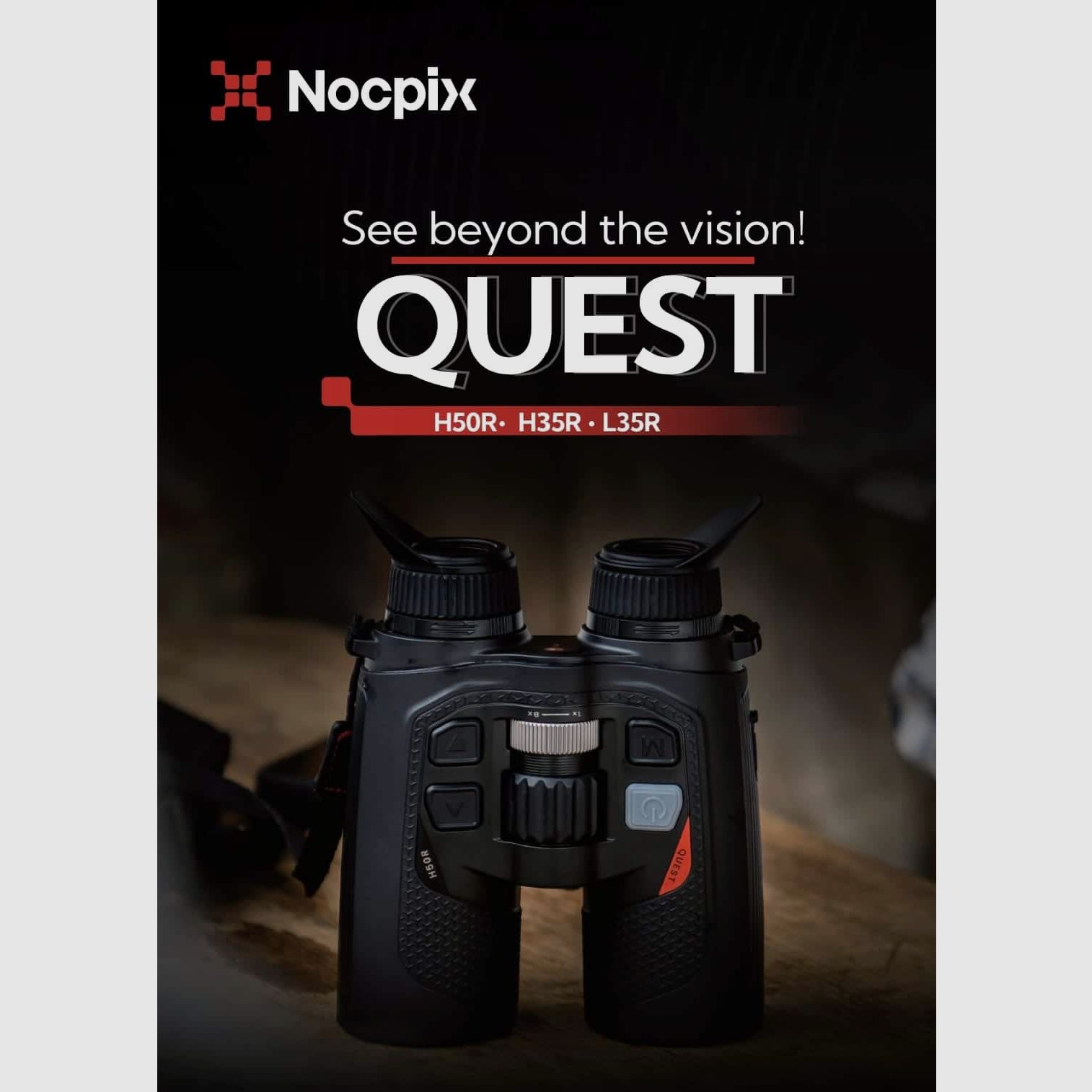 Ausstellungsstück | Nocpix QUEST L35R | Wärmebild-Fernglas mit Entfernungsmesser, Bild 3 von 3