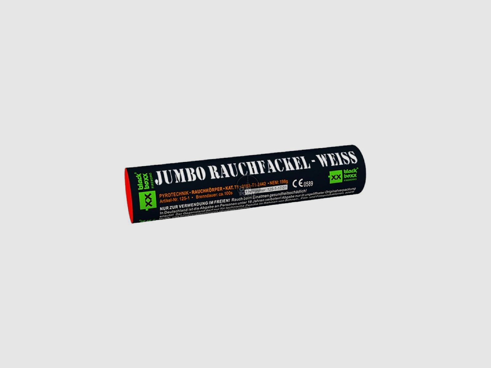 Blackboxx Jumbo Rauchfackel 100 Sek. - Wei