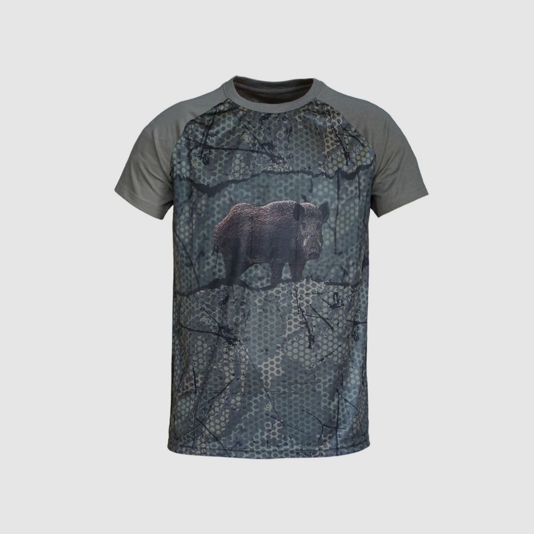 T-SHIRT FOREST PRINT 3D CINGHIALE