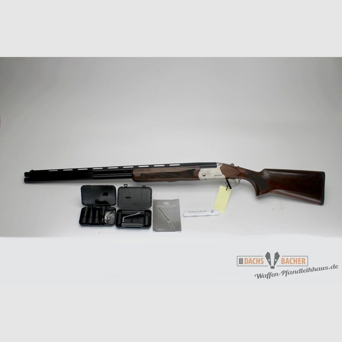 BDF Webley & Scott 900XS Competition Kal. 12/76 mit Extended Choke Stahlschrot verstellbarer Schaftrücken Trap Trapflinte