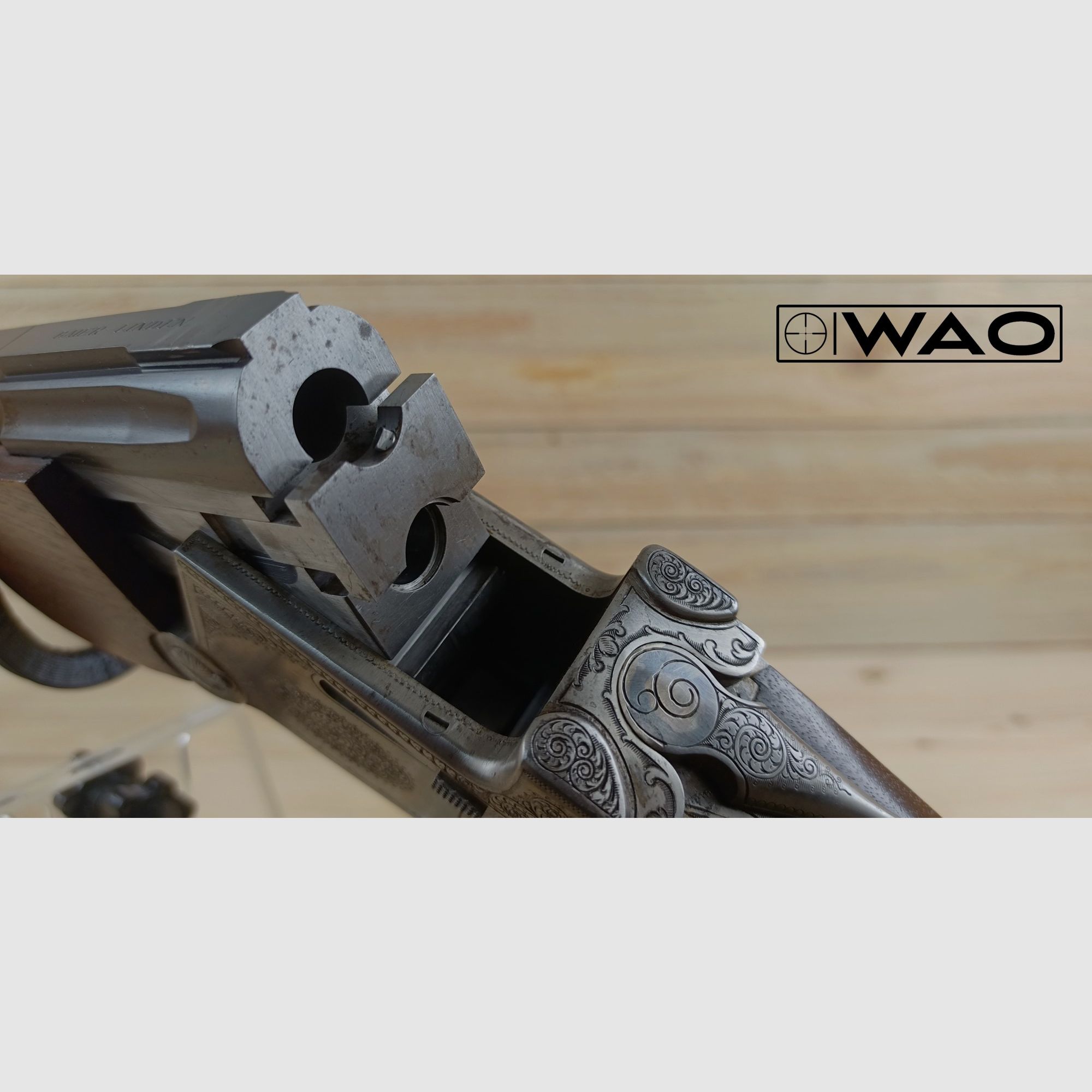 Dwulufowa broń myśliwska Otto Baier Linden, kal. 9,3x74R, .243Win *Rarytas - z lunetą Zeiss Diavari*