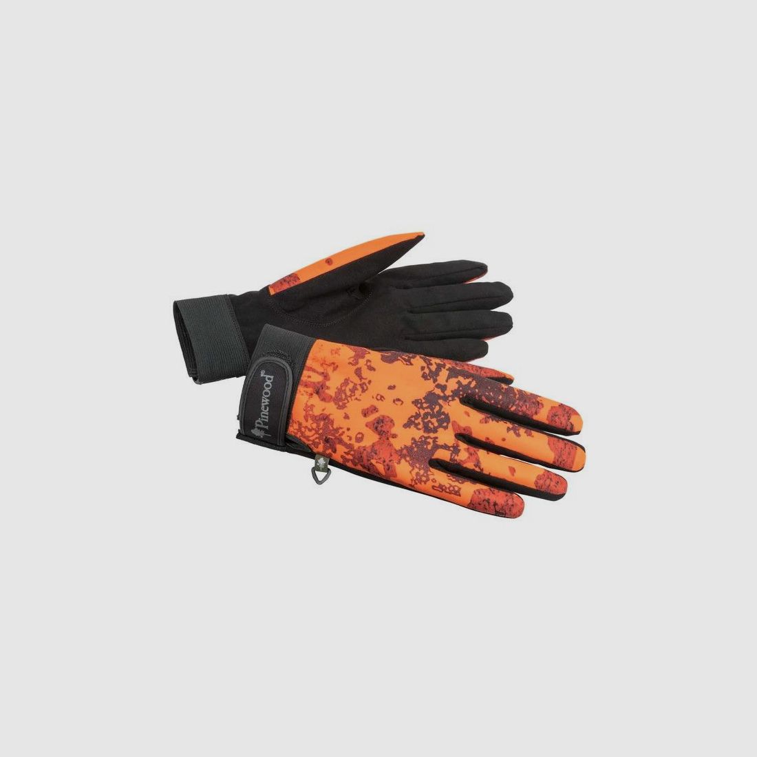 Pinewood Thüringen Camou Handschuhe Strata Blaze/Black 6(Gr. XS)