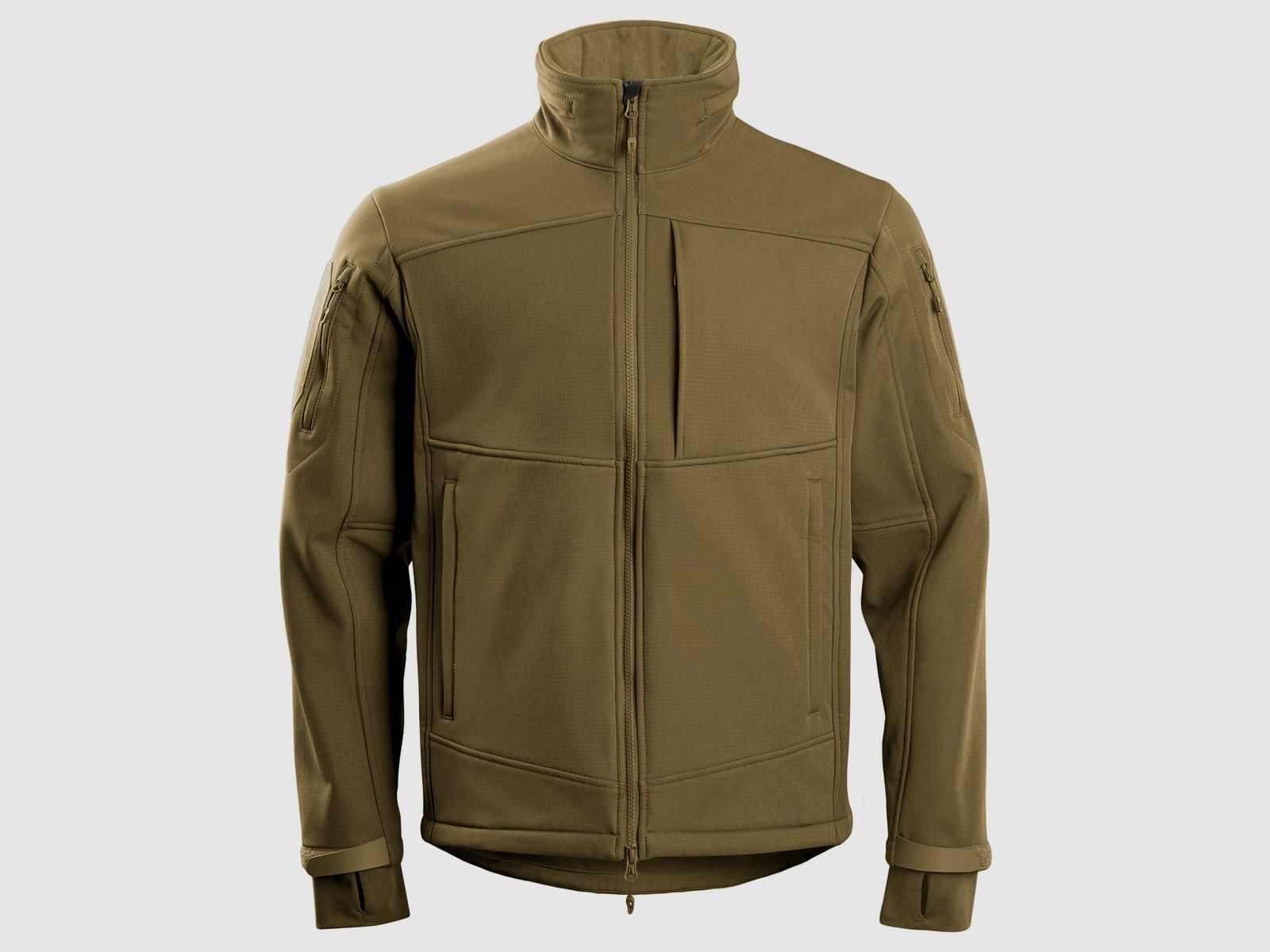 STOIRM Giacca Softshell Tattica - Coyote Tan, immagine 3 di 12