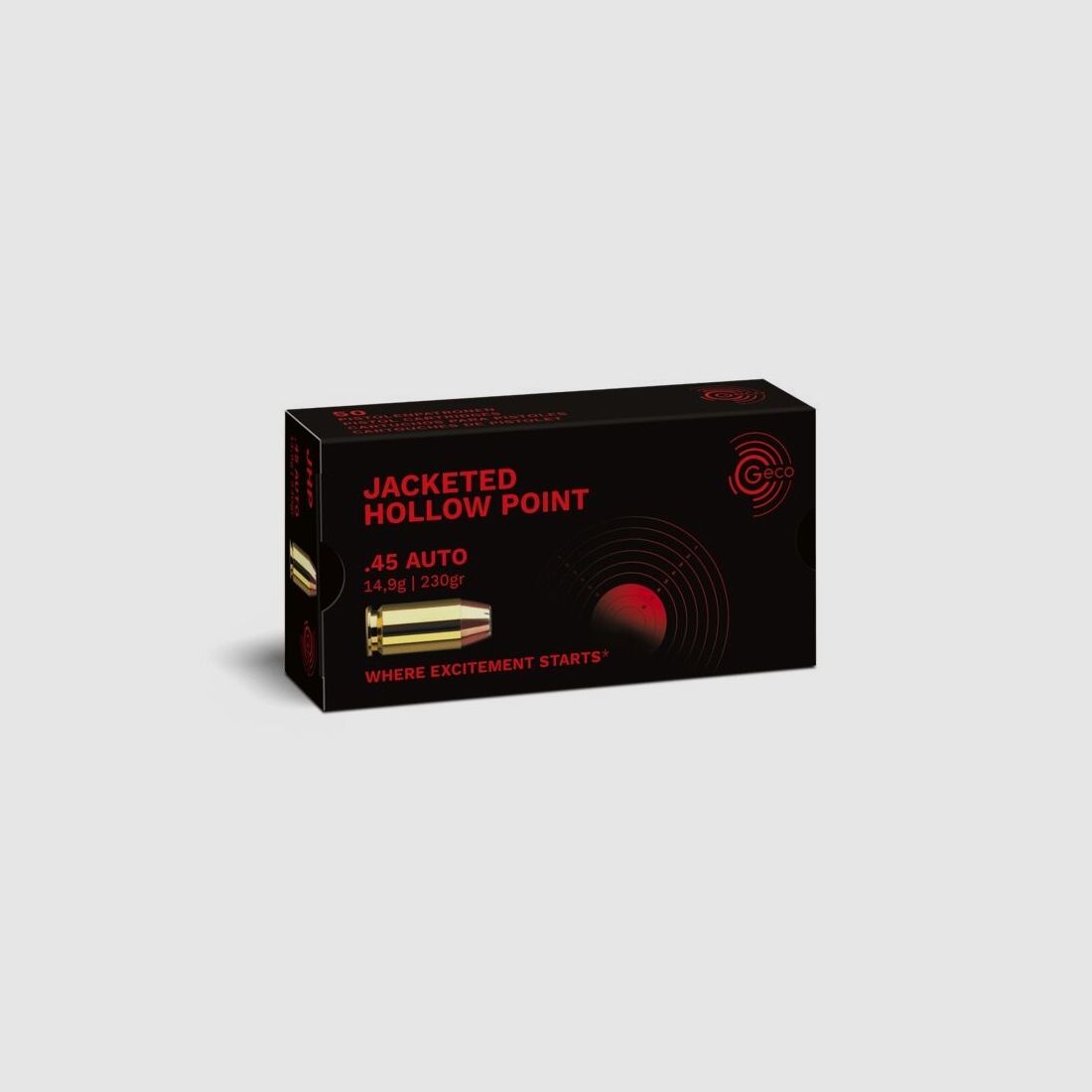 Geco JHP 230grs 50St .45ACP