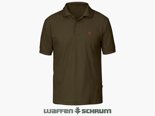 Fjällräven Poloshirt Crowley Pique Dark Olive