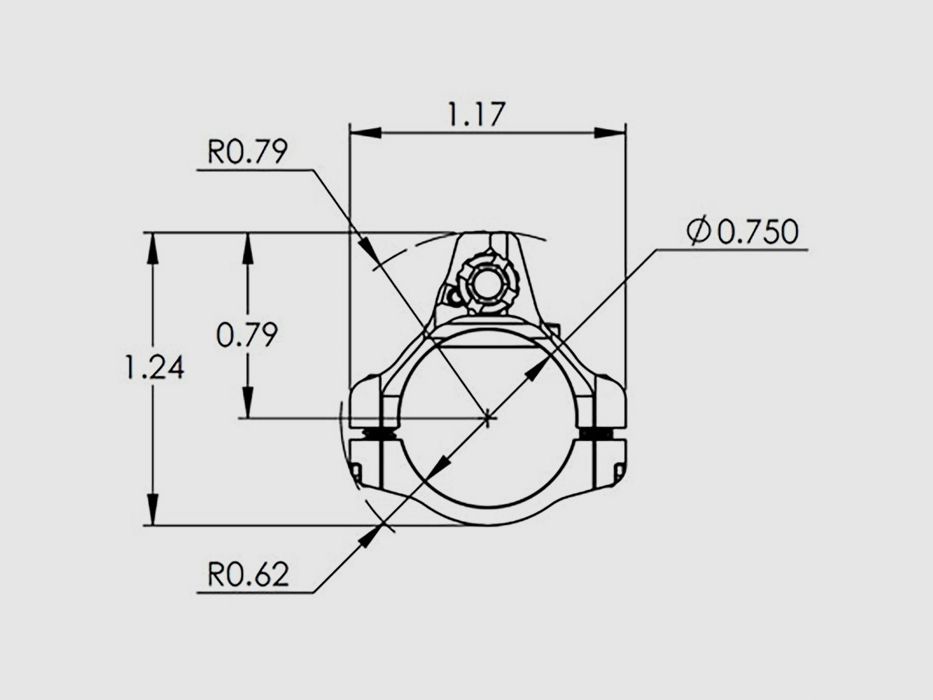 J P ENTERPRISES VERSTELLBARES SYSTEM J P ENTERPRISES D2 SERIE ULTRA NIEDRIGPROFIL .750 VERSTELLBARES GASBLOCK MIT RASTUNG, Bild 2 von 2