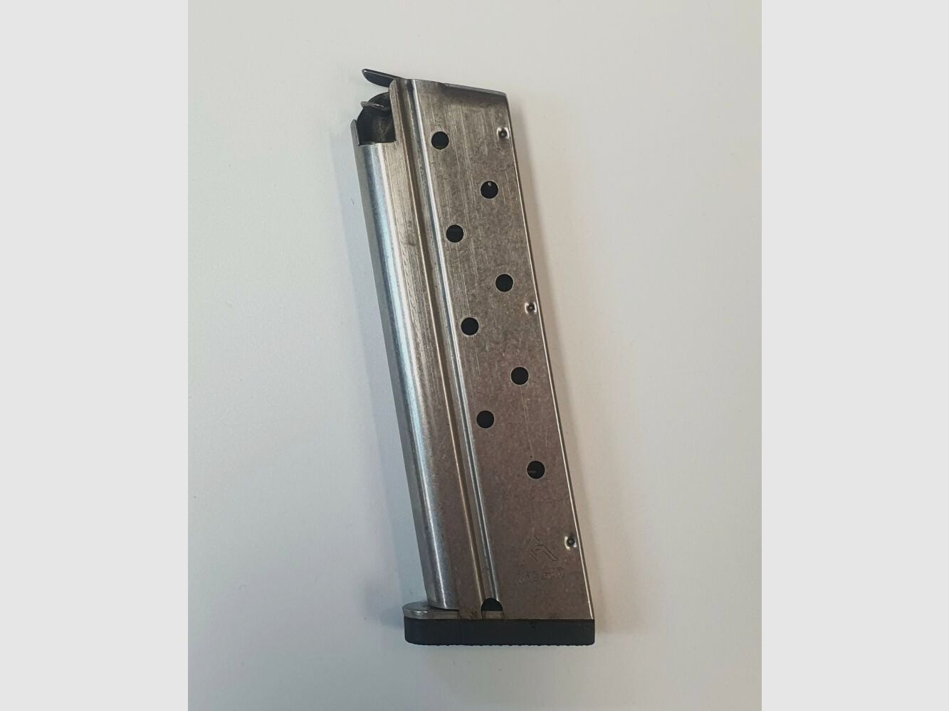 Mec-Gar Mec-Gar Chargeur pour Pistolet Colt 1911, 9mm Luger, 9 Coups - Nickelé